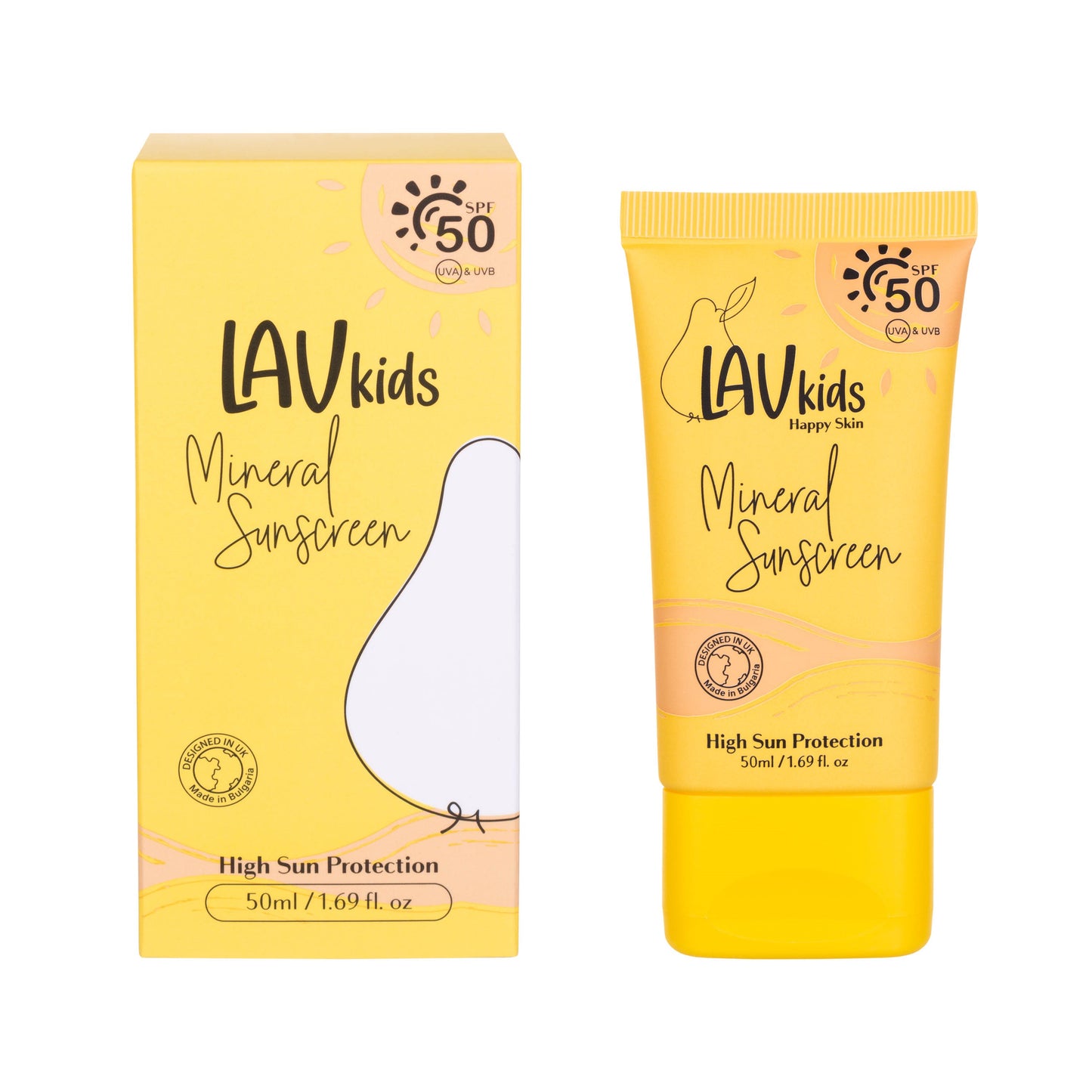 Crema solare viso protezione 50 Lav Kids