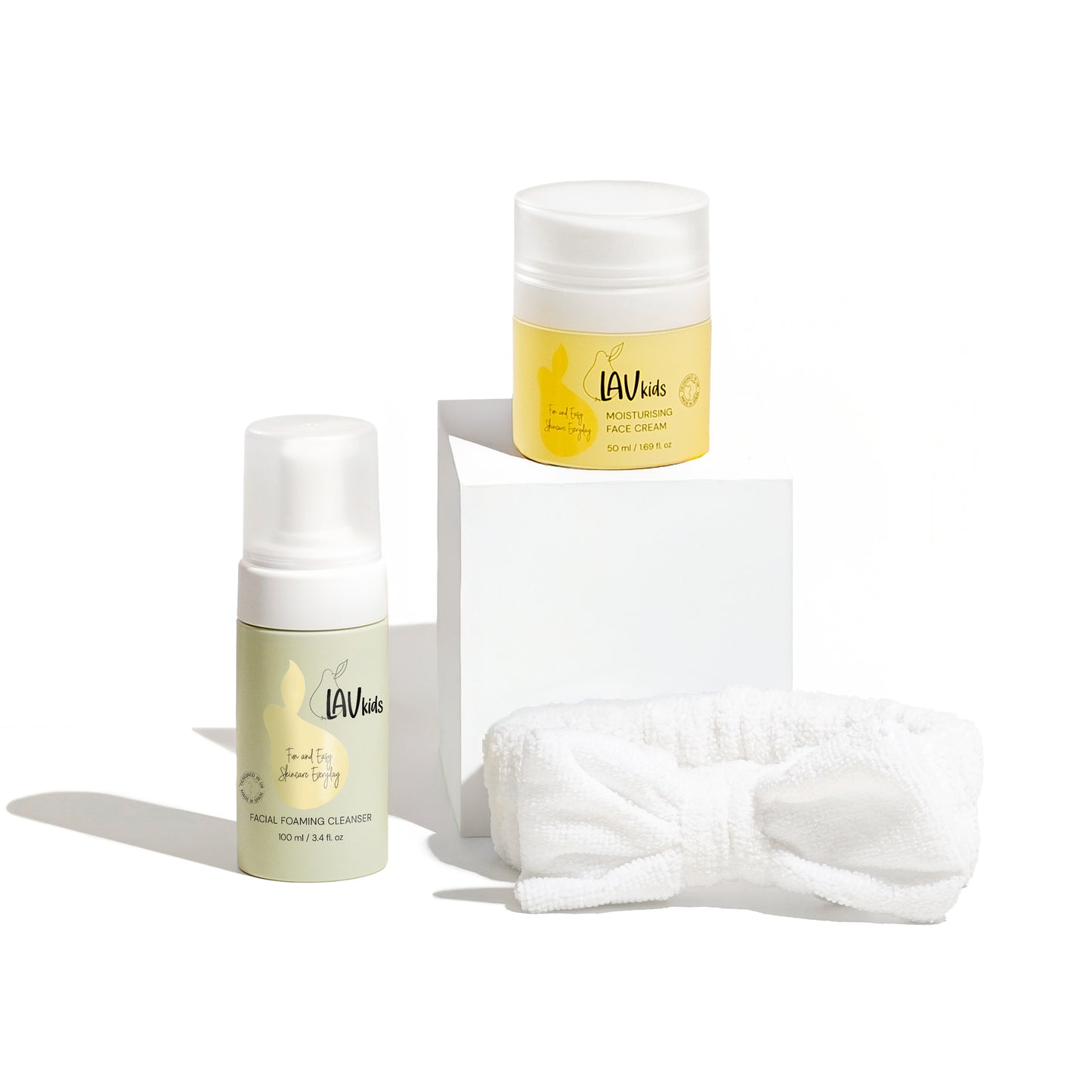 Pacchetto viso + fascia elastica + pochette Lav Kids