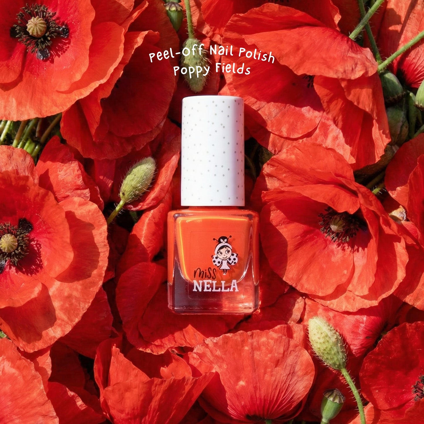 Poppy Fields smalto per unghie removibile da 4 ml per bambini