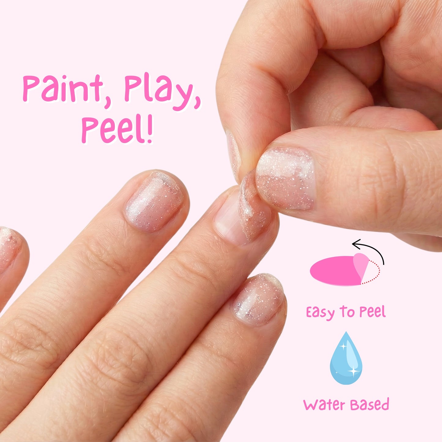 Abracadabra - Smalto removibile per unghie removibile per bambini 4 ml.