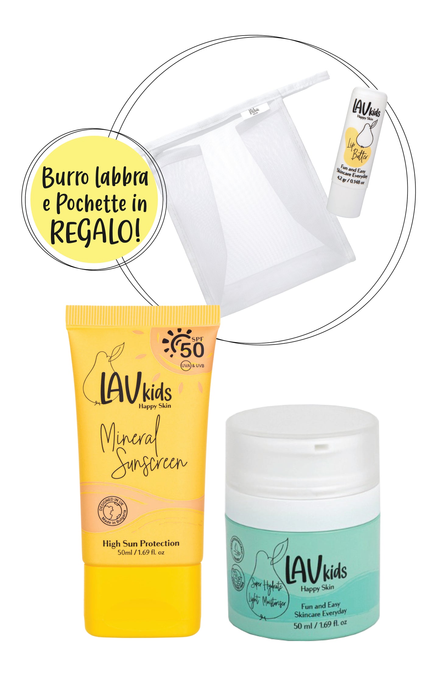 Pacchetto offerta crema solare viso e crema viso super idratante leggera