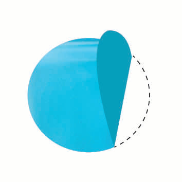 Mermaid Blue - smalto per unghie da 4 ml. removibile per bambini