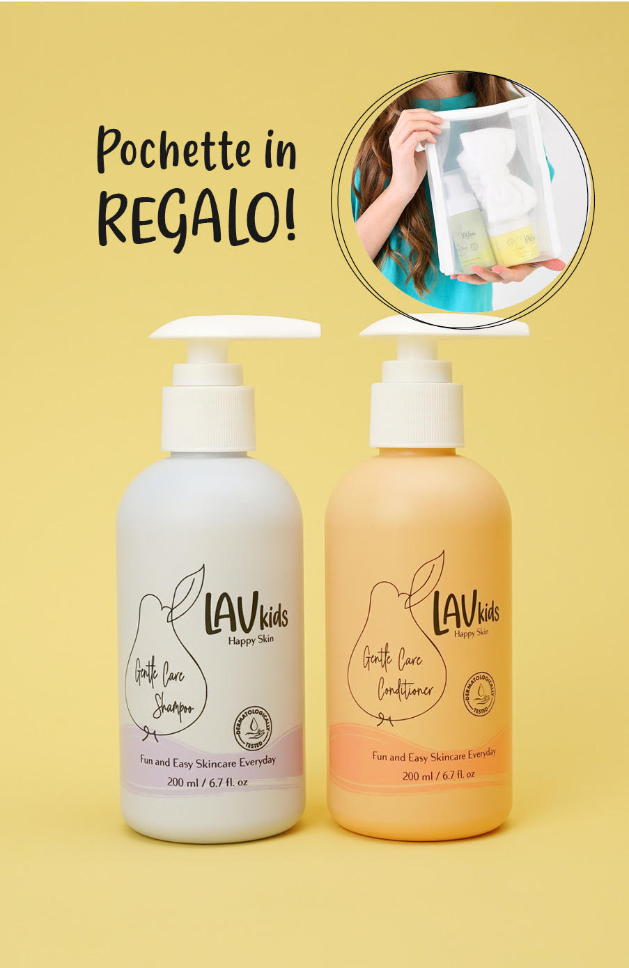Pacchetto Offerta Shampoo e Balsamo per la cura delicata