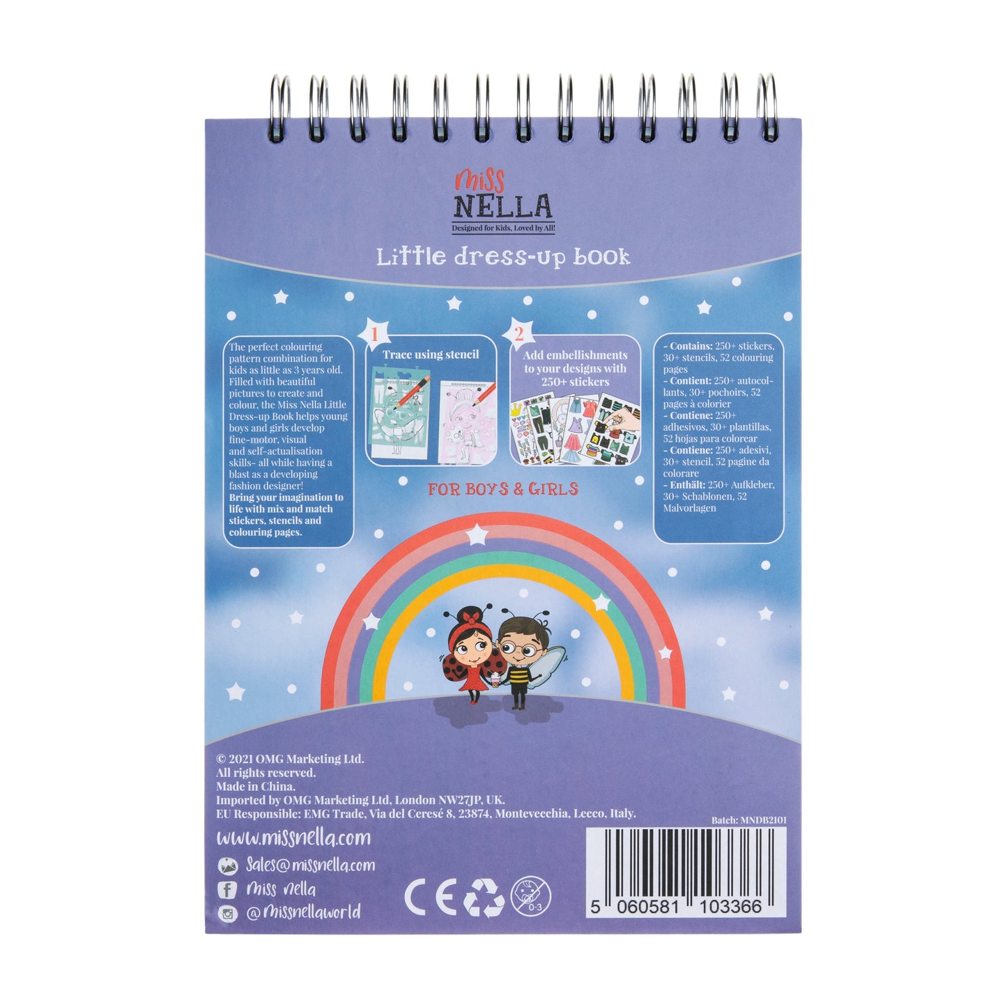 Little Dress Up Activity Book - Pacco da 2