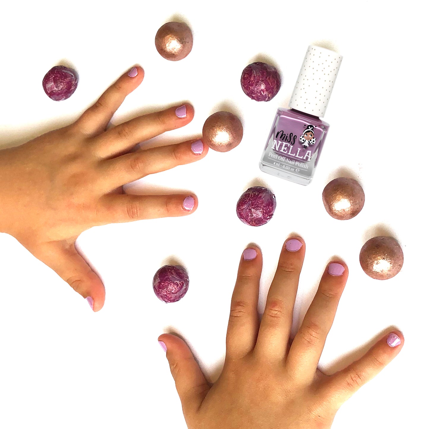 Bubble Gum - smalto per unghie da 4 ml. removibile per bambini