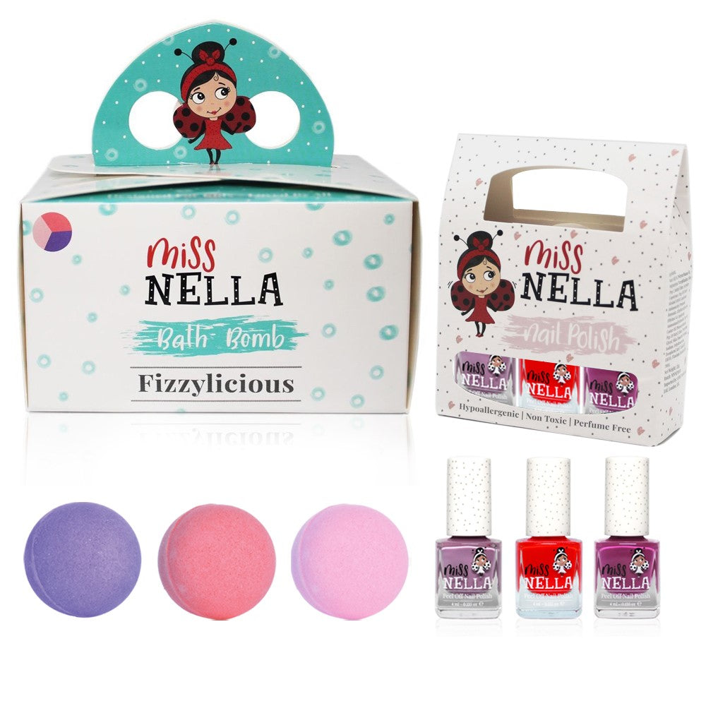 Profumo Sweet Like Me + 3 smalti + Bombe da Bagno Fizzylicious