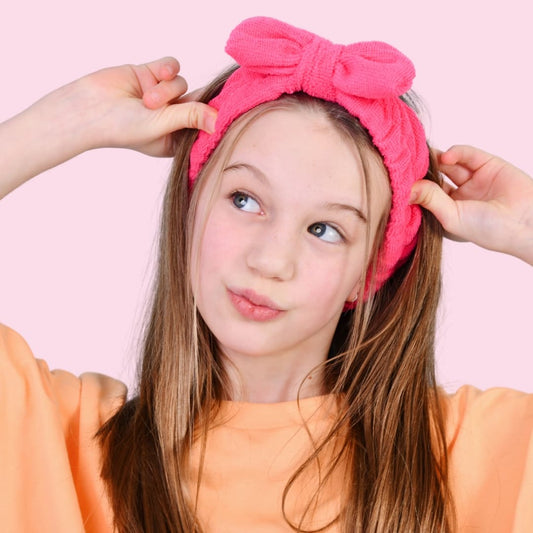 Fascia Elastica per Capelli Rosa