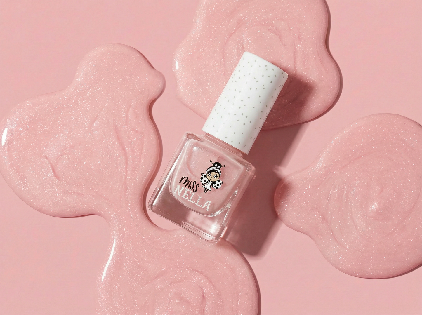 Cheeky Bunny - smalto per unghie da 4 ml. removibile per bambini