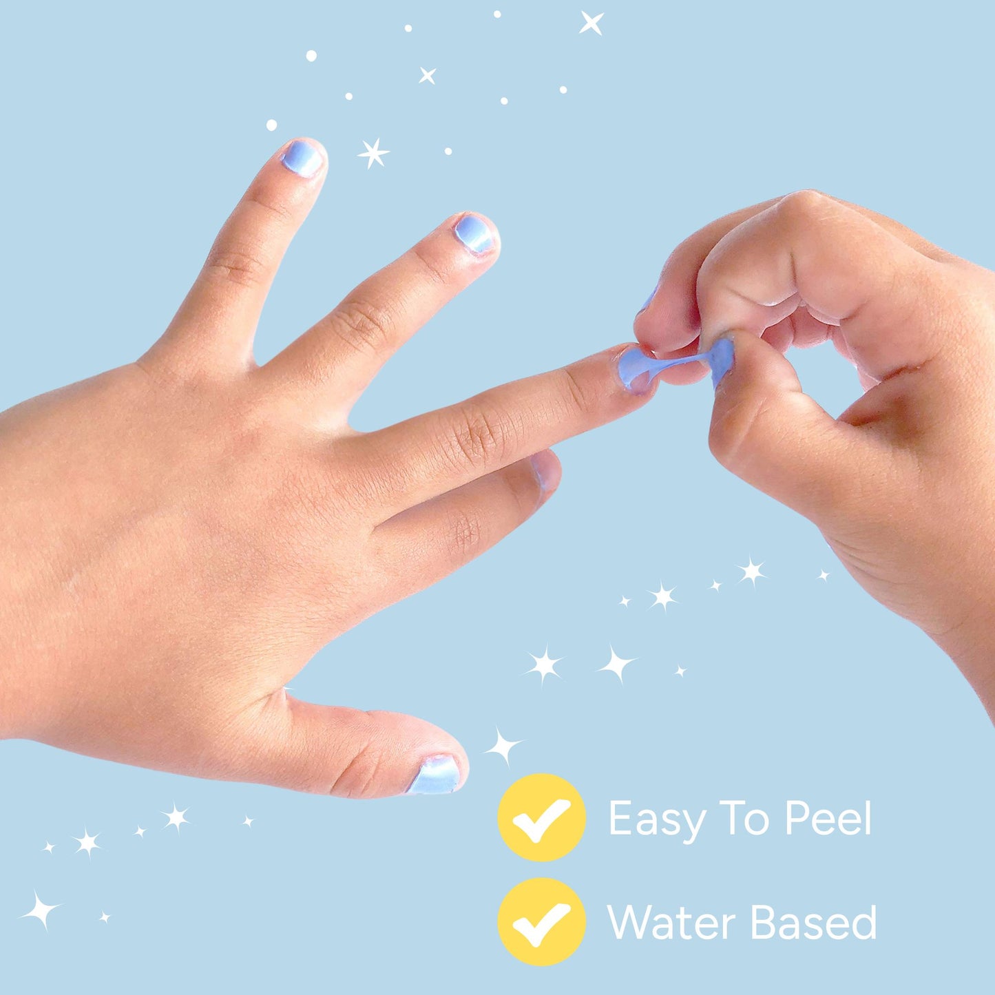 Blue Bell - smalto per unghie da 4 ml. removibile per bambini