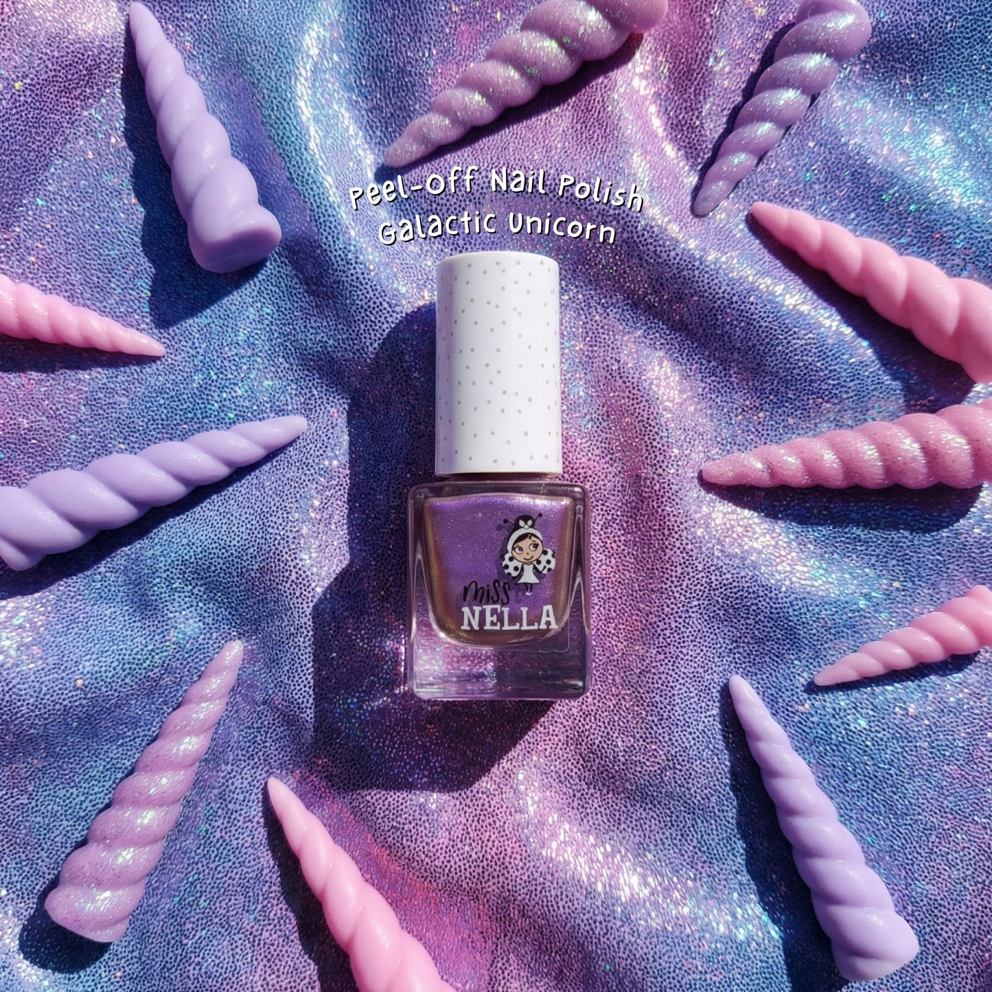Galactic Unicorn Smalto Unghie da 4 ml. removibile senza Acetone per Bambini