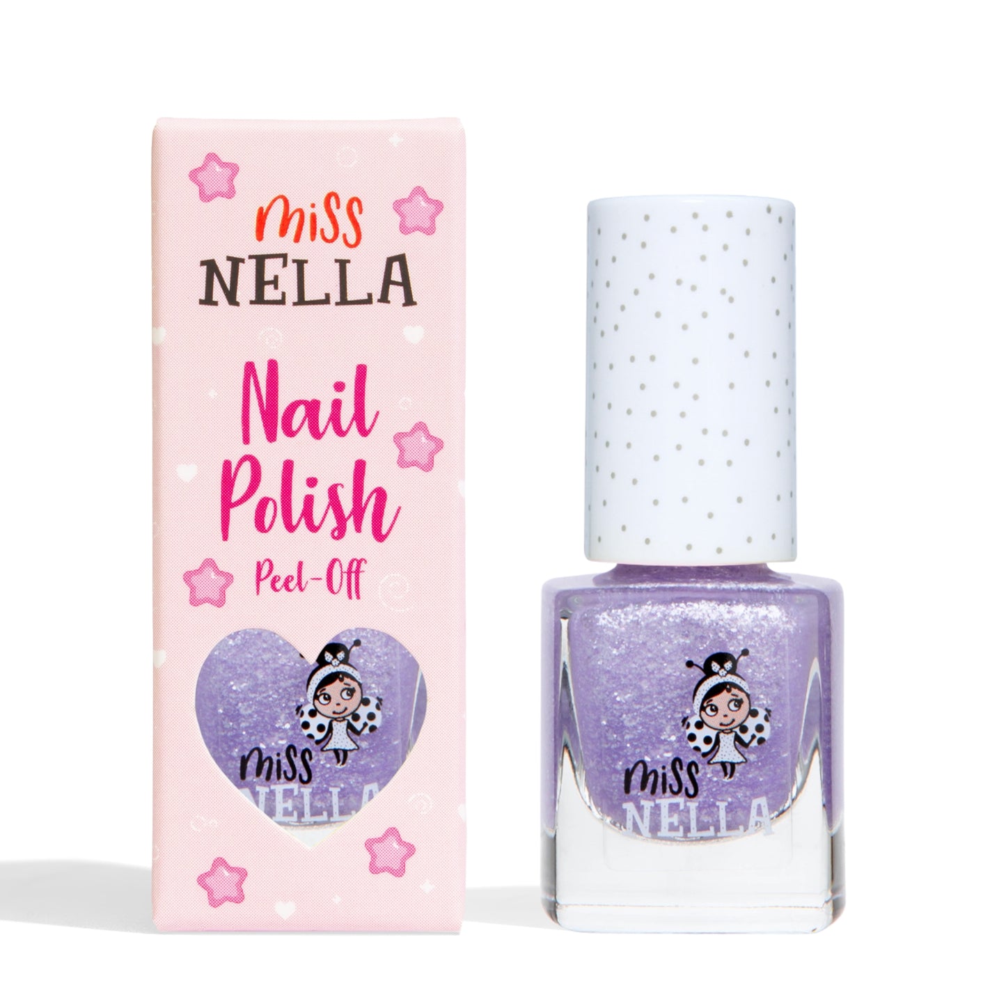 Sparkly Zebra Smalto Unghie da 4 ml. removibile senza Acetone per Bambini