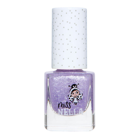Sparkly Zebra Smalto Unghie da 4 ml. removibile senza Acetone per Bambini