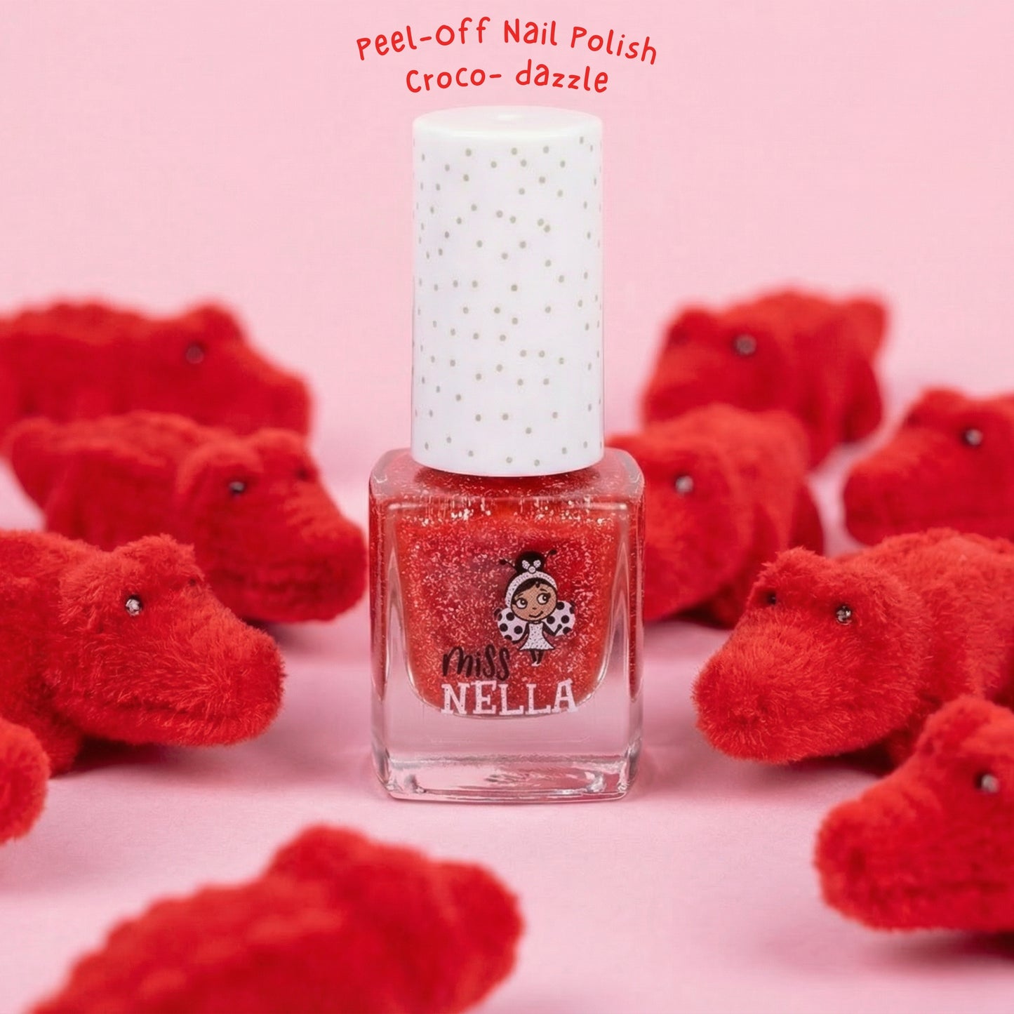 Croco Dazzle Smalto per Unghie da 4 ml. removibile senza Acetone per Bambini