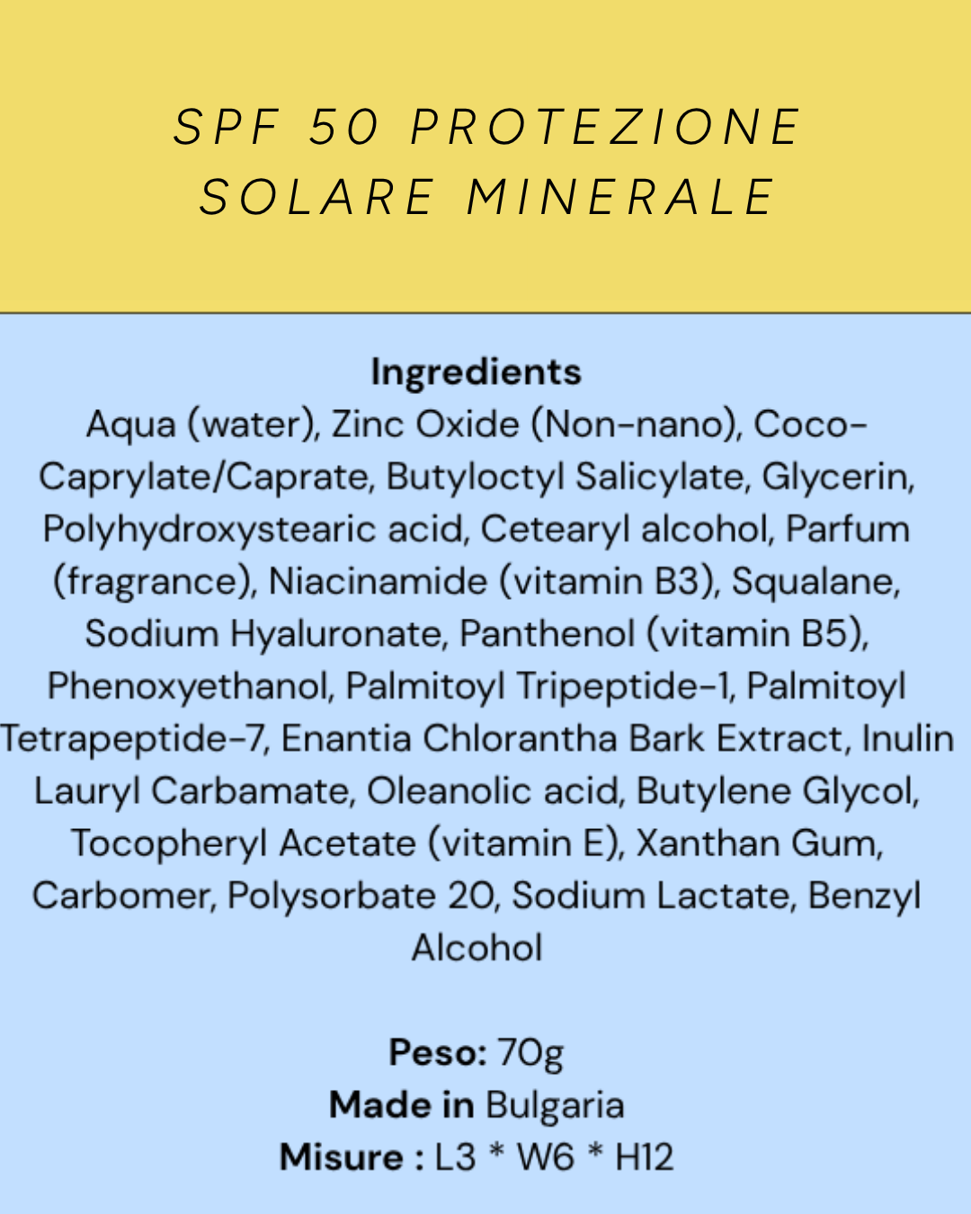 Crema solare viso protezione 50 Lav Kids