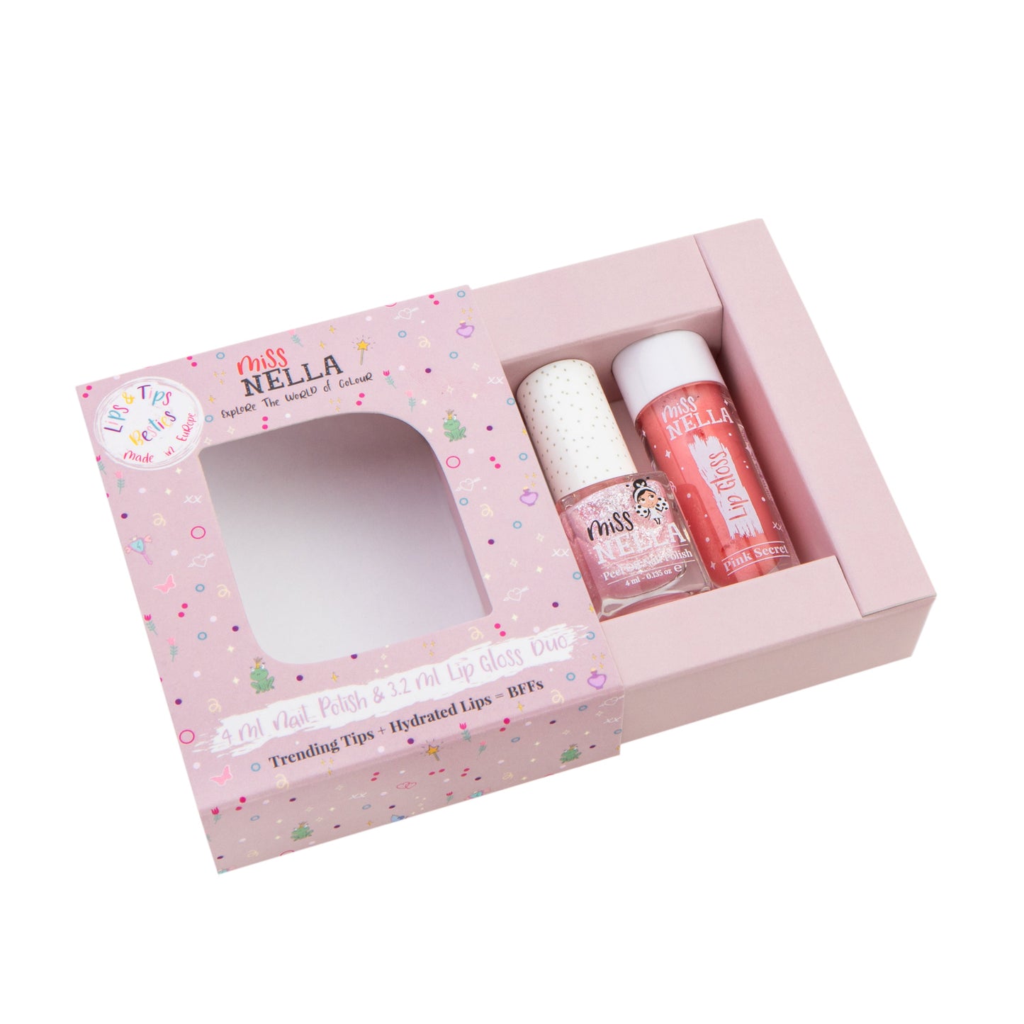 Duo Set Lucidalabbra Pink Secret e Smalto MN45