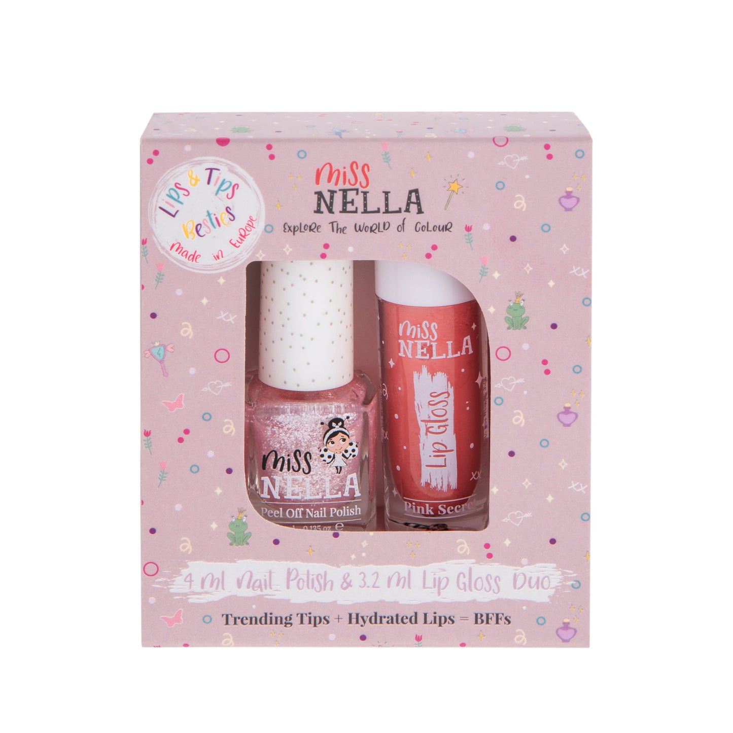 Duo Set Lucidalabbra Pink Secret e Smalto MN45