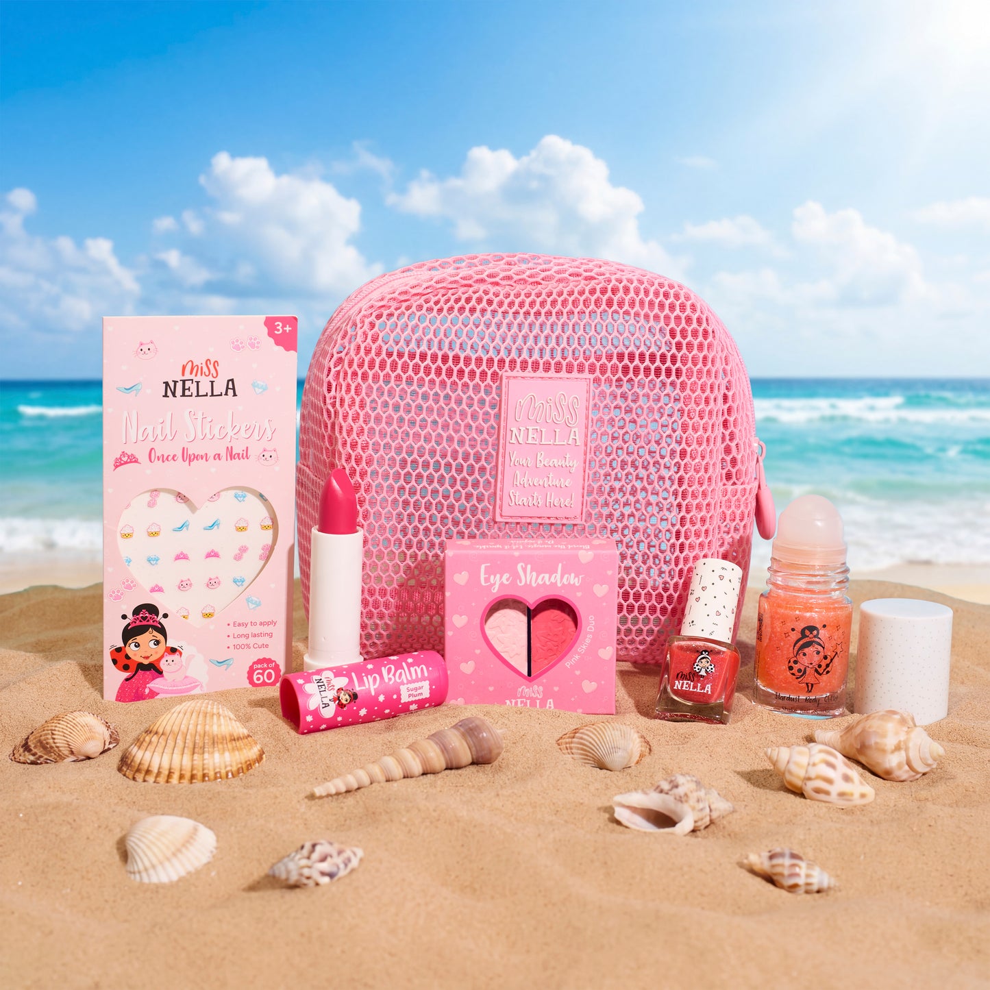 Mesh rosy Glossy