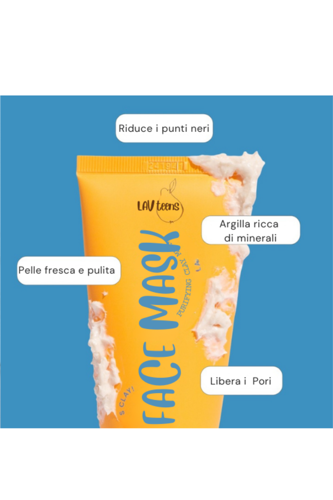 Clay Face Mask / Maschera viso all'argilla 60 ml