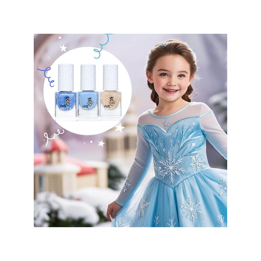 Tre smalti reginetta dei ghiacci