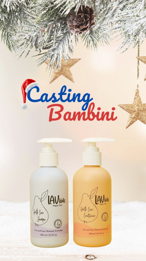 Pacchetto Offerta Shampoo e Balsamo per la cura delicata per Casting Bambini