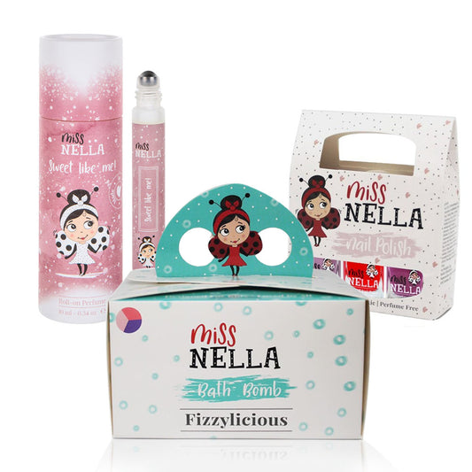 Profumo Sweet Like Me + 3 smalti + Bombe da Bagno Fizzylicious